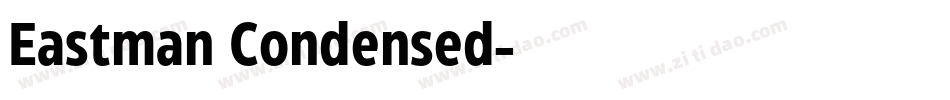 Eastman Condensed字体转换